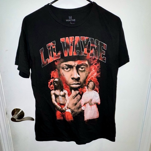 Lil Wayne Graphic T-Shirt Juniors Large - Picture 1 of 4